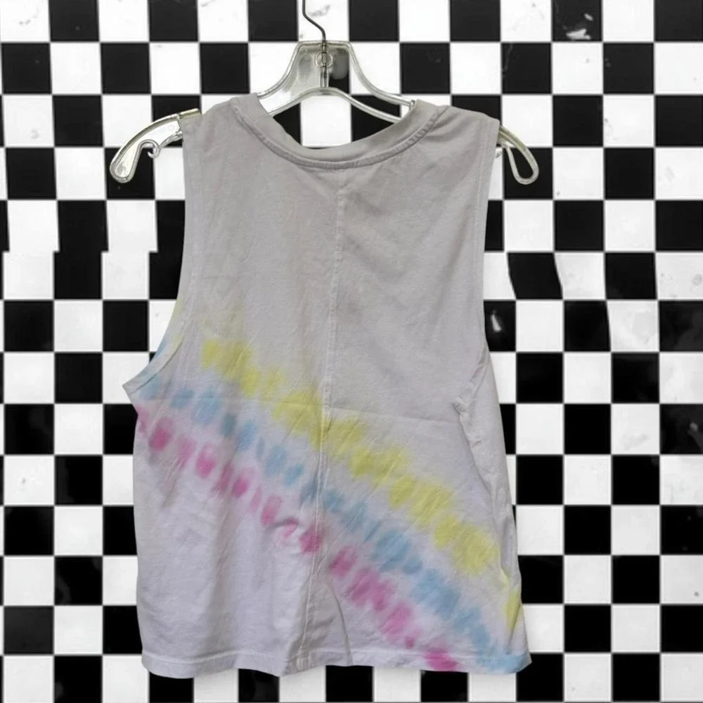 ⭐️ 3/35 Betsy Johnson Performance Lightning Bolt Tie Dye Tank - Picture 5 of 5